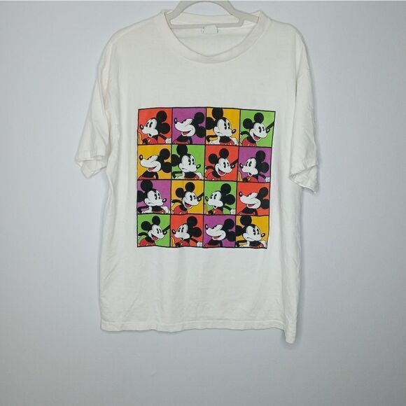 Disney Tops - Vintage single stitch Disney Mickey Mouse graphic tee size L/XL